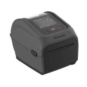 Stampante termica diretta Honeywell PC45T: design compatto, risoluzione 203 dpi, velocità fino a 203 mm/s, connettività USB, Ethernet, Wi-Fi 5 e Bluetooth 5.1 LE, ideale per ambienti retail e healthcare.